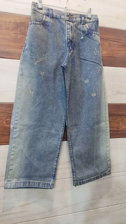 شلوار لی واید کمر کش