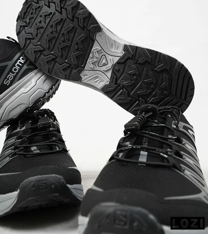 کفش کتانی بزرگ پا مشکی طوسی Salomon X ULTRA