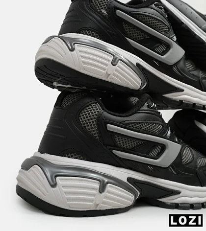 کفش کتانی مردانه مشکی خاکستری DIESEL S-SERENDIPITY SPORT