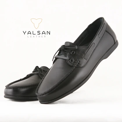 کفش کالج مردانه چرم یلسان مدل فیچر کد 551-GN