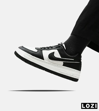 کفش کتانی مردانه و زنانه مشکی سفید نایک NIKE AIR FORCE مدل 4273