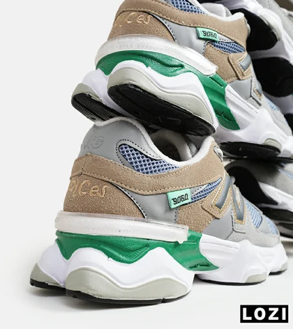 کفش کتانی مردانه طوسی فیلی NEW BALANCE 9060