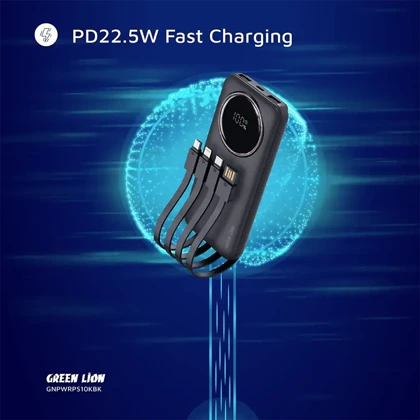 پاوربانک گرین لاین Green Lion مدل GL-PX11 ظرفیت 10000 توان 22.5 وات