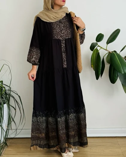 پیراهن مانتویی ثمین