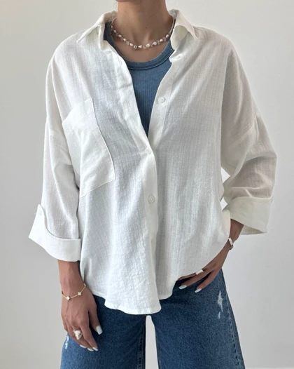 شومیز  آستین برش یارا   کد 500431