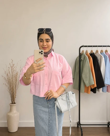 شومیز باکسی کراپ