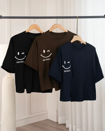 تیشرت طرح چشمک کد 30156