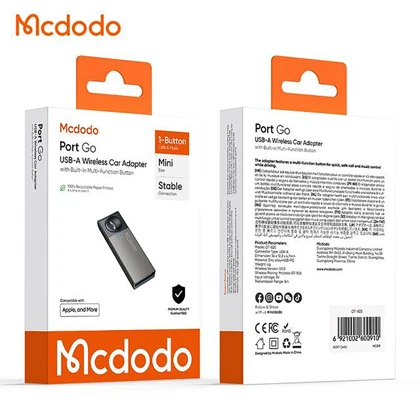 دانگل بلوتوثی صدا خودرو مک دودو MCDODO مدل OT-8250