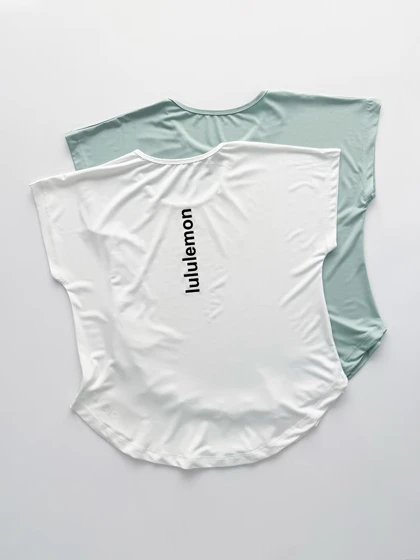 تیشرت ورزشی زنانه فلامنت یقه گرد Lululemon