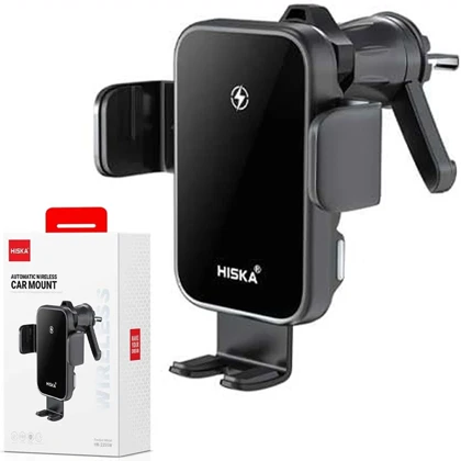 هولدر شارژر وایرلس خودرو هیسکا Hiska مدل HK-2355W توان 15 وات