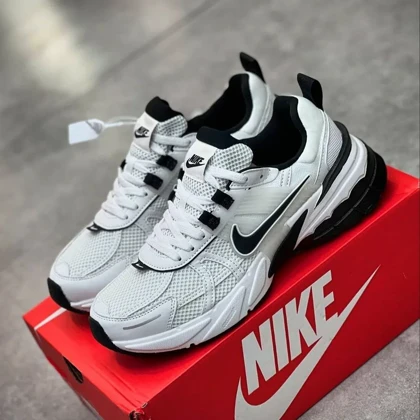 کتانی نایک وی تو کی ران سفید مشکی مستر کوالیتی Nike V2K Run