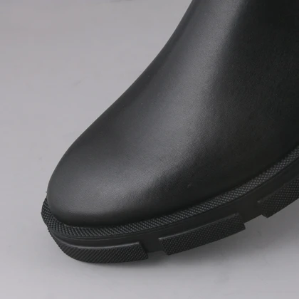 نیم بوت زنانه چرم یلسان مدل تایسز کد 635-GN