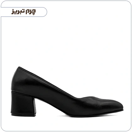 کفش پاشنه‌دار زنانه مدل پاپیونی مشکی