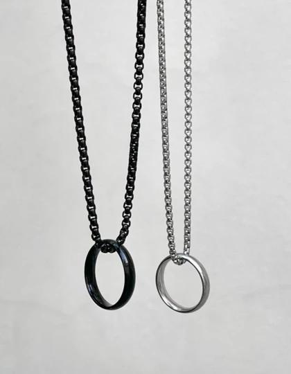 گردنبند حلقه با زنجیر ویتالی