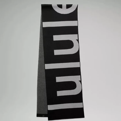 شال گردن پشمی لولولمون Lululemon مدل Wool-Blend Knit Logo Scarf