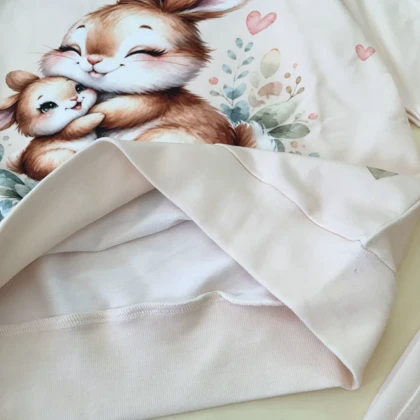بلوز شلوار دخترانه خرگوش کوچولو سایز 40 تا 55