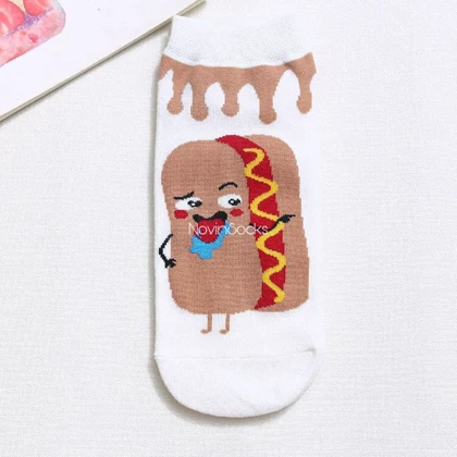 جوراب مچی طرح خوراکی ها