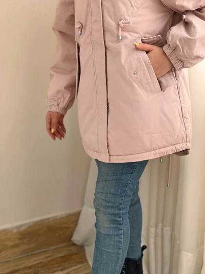 کاپشن کتان آستردار کد 2397