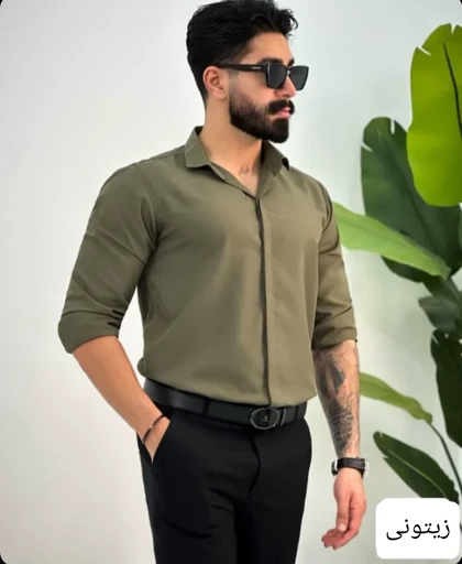 پیراهن پارچه ای ساده_کد4451