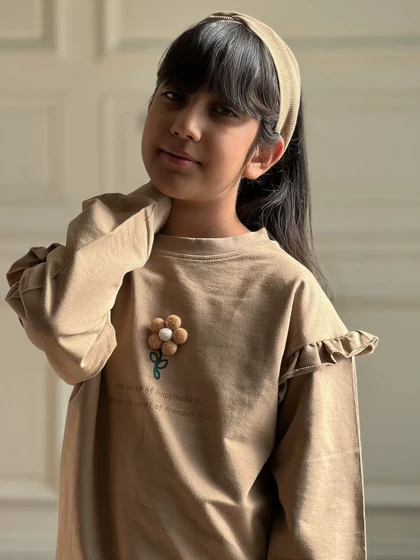 بلوز گل برجسته