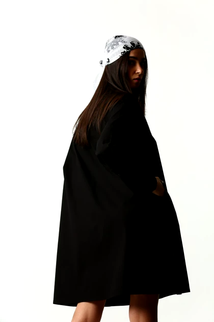 پیراهن آستین بلند پایین گشاد