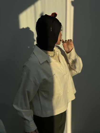 شومیز ساده کوتاه