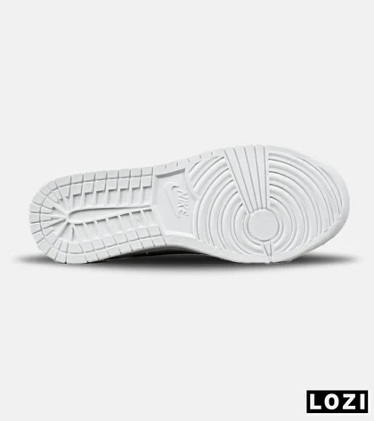 کفش کتانی ساق‌دار مردانه و زنانه سفید مشکی NIKE jordan 1 مدل 7581