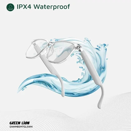 عینک هوشمند گرین‌لاین Green Lion GNHMBSMTGLSWH با لنز ضد نور آبی و UV400