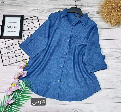 شومیز پاگون دار کد 50182