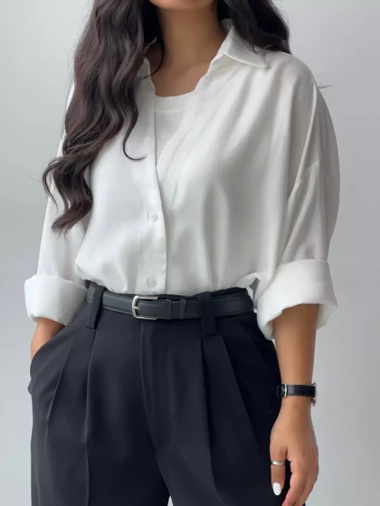 شومیز نخی زنانه Silky