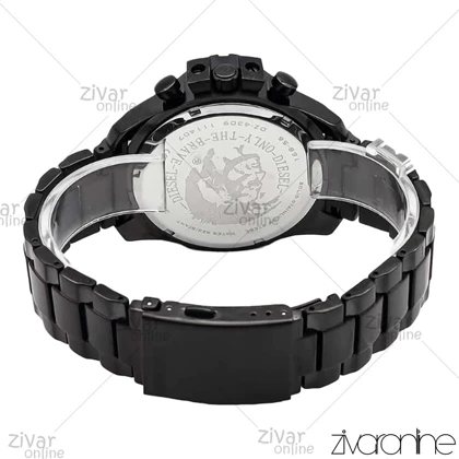 ساعت دیزل زنانه شاخدار تمام مشکی 106243