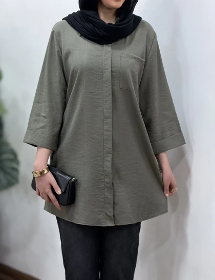 مانتو دکمه دار یکتا(ایراد دار)