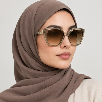 عینک آفتابی زنانه کائوچویی 53268LJH