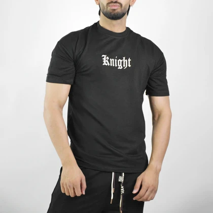 ست تیشرت و شلوارک اسپرت شنگلی مدل T107 مشکی