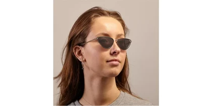 عینک آفتابی کومونو مدل Gigi Black Silver