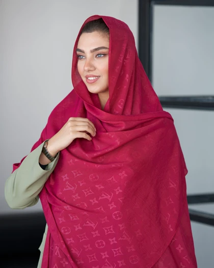 شال کاریان اسلپ ژاکارد 20302 LV