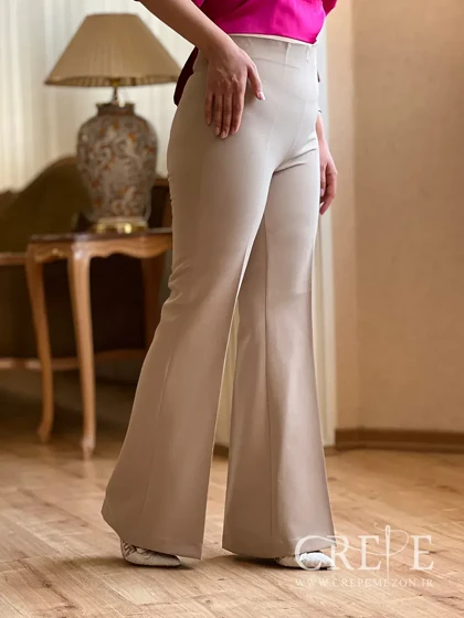 شلوار کرپ دمپا اسپانیش قد 110