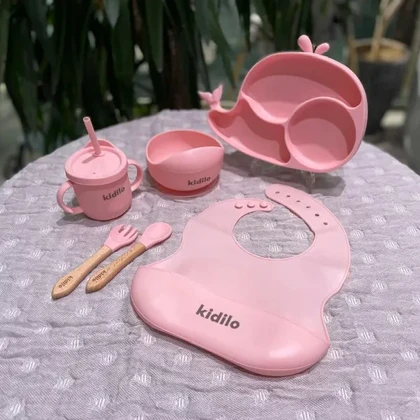 ست ظرف غذا کیدیلو طرح نهنگ