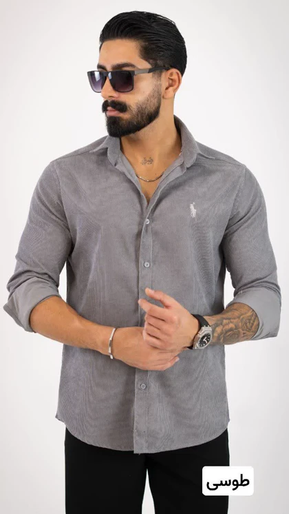 پیراهن مخملی مردانه پاک تن_کد4633