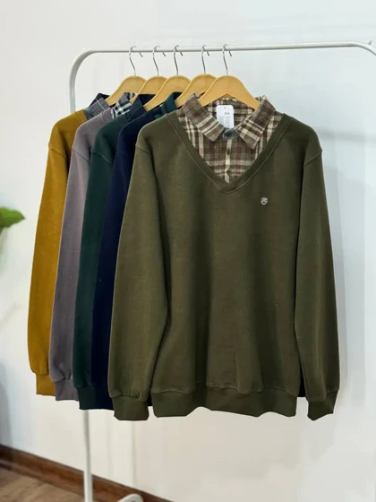 پلیور دورس مردانه یقه دار بردیا 2