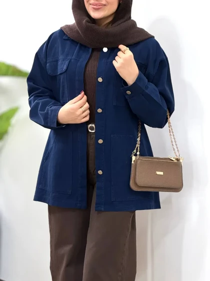 مانتو کتان کاغذی آیسو شارلوت