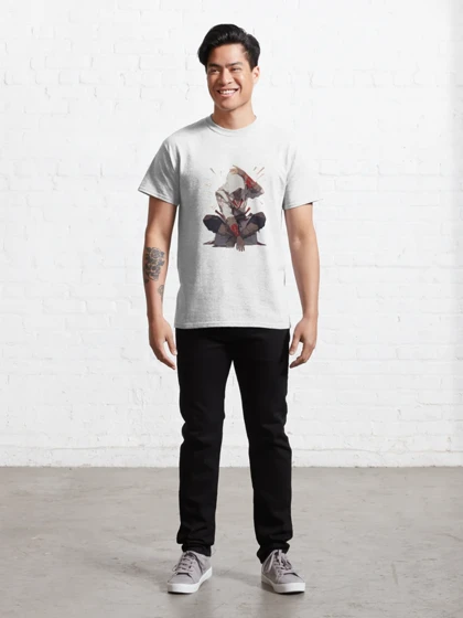 تیشرت با طرح Assassin's creed illustration اساسینز کرید کد 17174