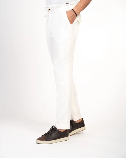 ام کی کالکشن شلوار رسمی mk-26091-white