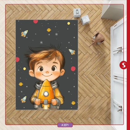 فرشینه اتاق کودک برند مینوریا طرح پسرانه کد p-492