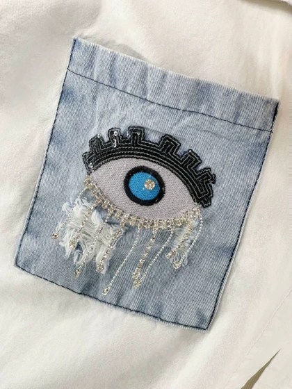 2090-کت کتان شکوفه