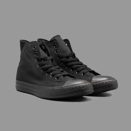 کانورس کلاسیک تمام مشکی ساق بلند Converse Classic All Black Hightop