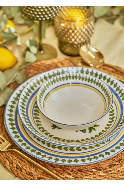 سرویس غذاخوری 6 نفره Bella Maison مدل Lemoncello - چندرنگ