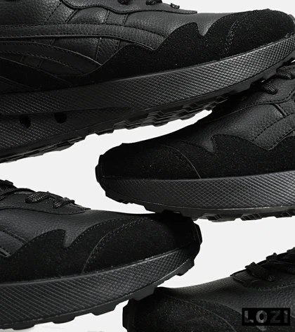 کفش کتانی مردانه مشکی ASICS gel extreme 33