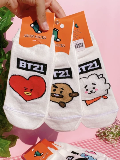 جوراب بی تی اس (bt21 ) ARON SOCKS