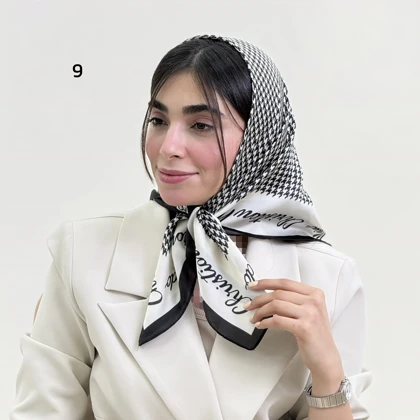 مینی اسکارف زنانه ساتن ابریشم | آی بولک